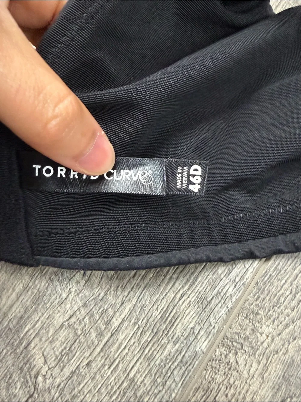 46D Torrid Black‎ Wireless Bra